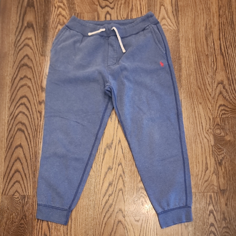 Polo Ralph Lauren Womens/Mens Blue Cotton Blend Pocket Joggers Sz Large